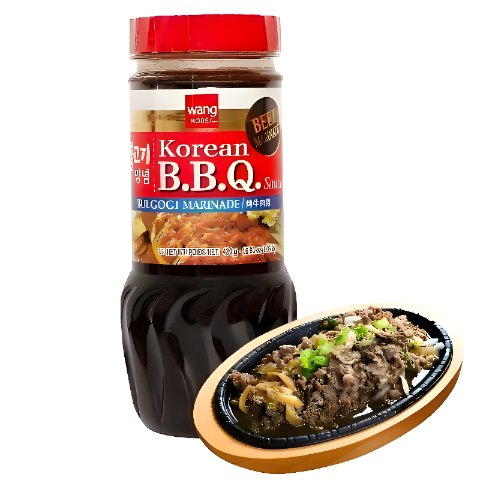 WANG BBQ Bulgogi Marinade Daging Korea 480gr Halal Bumbu Marinasi BBQ