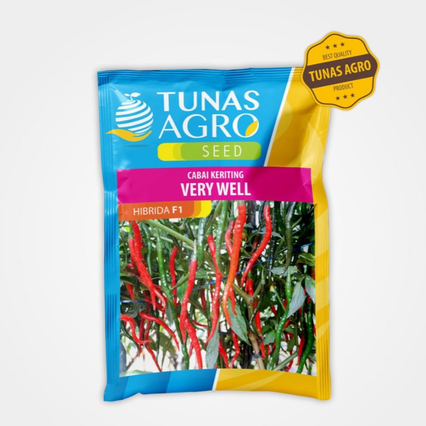 Benih Cabe Kriting Hybrida F1 Verywell Tunas Agro / Verywell Tunas Agro 10 gram