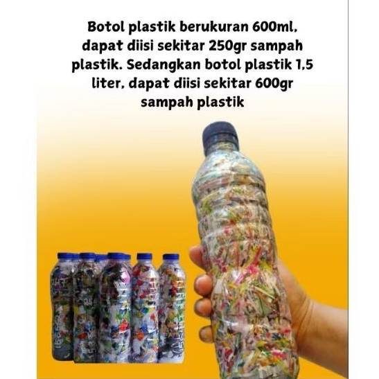ecobrick botol 600ml