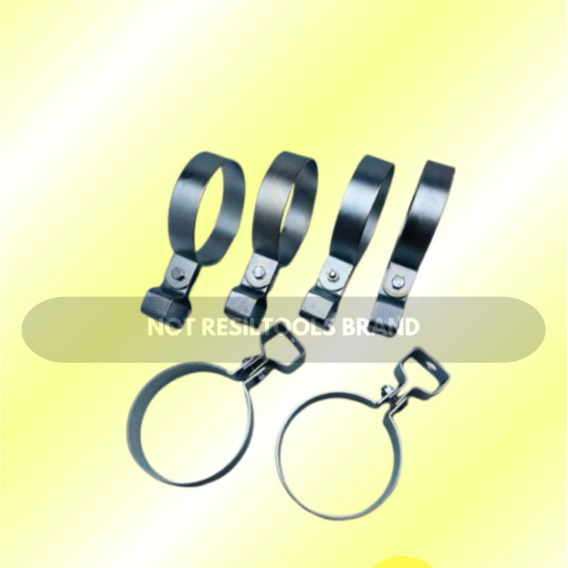 Klem Gantung Pipa Clamp Gantung Bulat Galvanis 5 inch Penyambung Pipa Instalasi Bangunan Hanger Clam