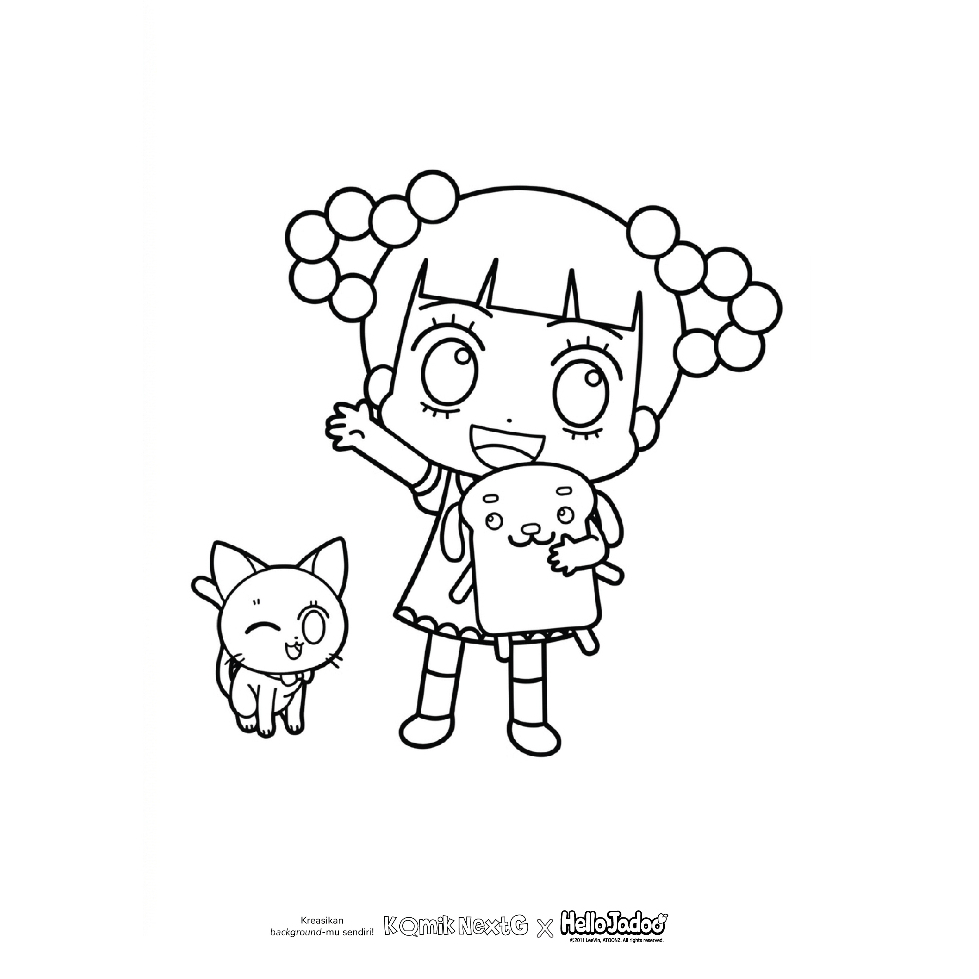 [Gimmick] DIY Poster Mewarnai - SO Komik Hello Jadoo