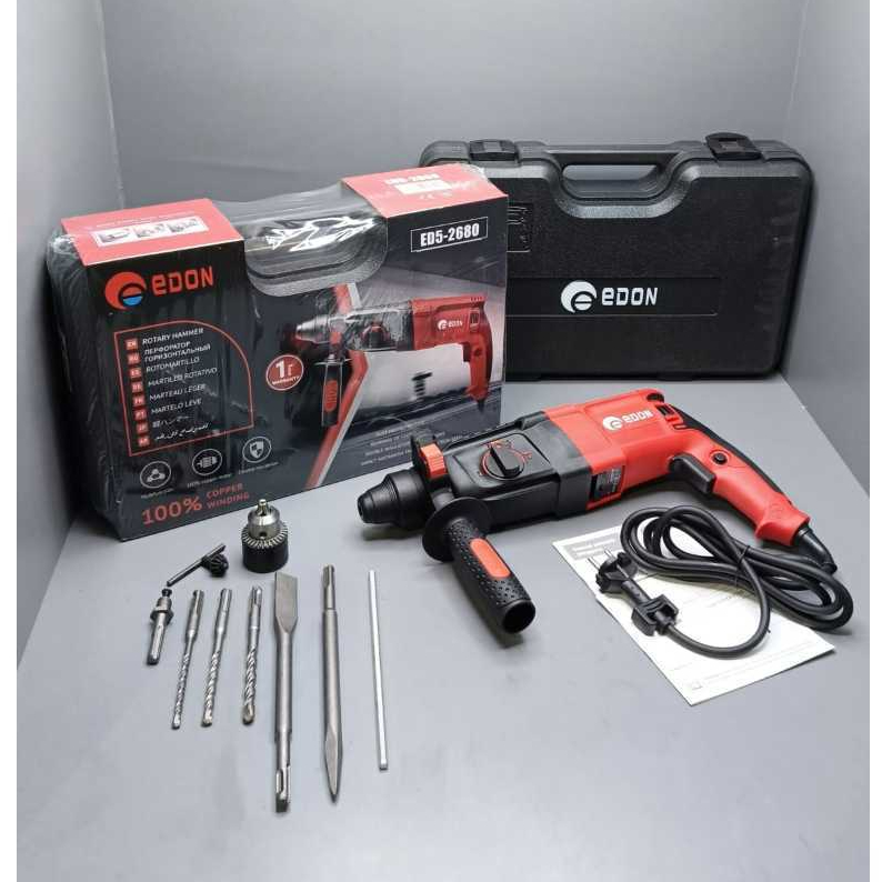 EDON Mesin Bobok Tembok Beton Edon Mesin Bor Rotary Hammer Hummer Edon ED5-2680