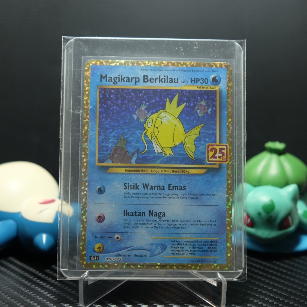 Kartu Pokemon Magikarp Berkilau  010/025 S8a-P 25th Anniversary Collection Promo Indonesia Near Mint