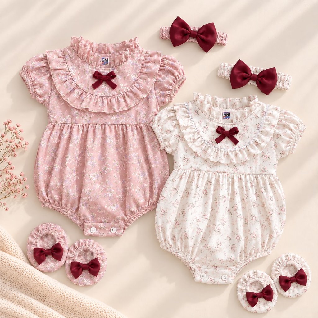 Jumper Set Bunga Bayi Anak Perempuan 0 12 Bulan Newborn talitha noe Ayumi Darling brielle miiko nola