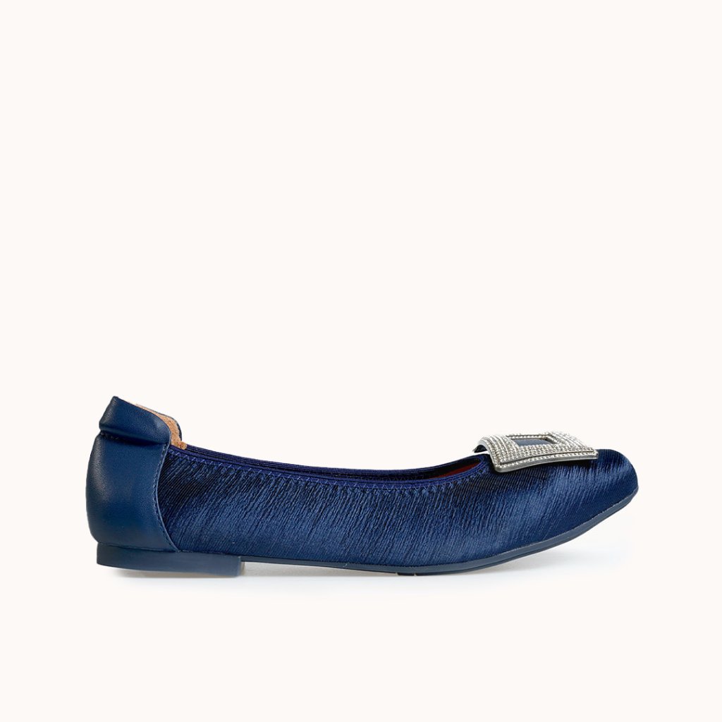 EVB* KIMIKA (Navy) - Sepatu Flat Wanita