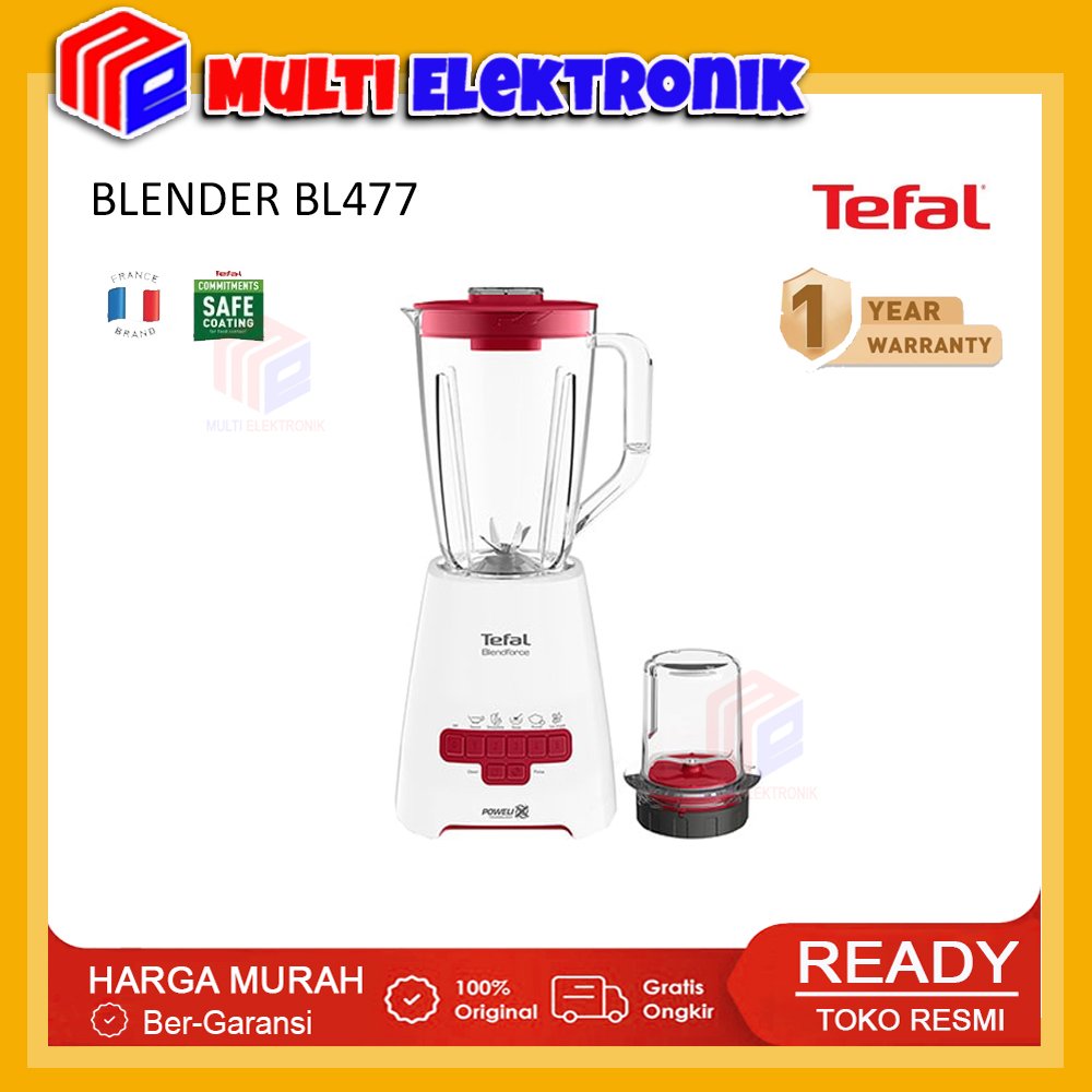 Tefal Blendforce Piano BL477 - Blender / Blender Bumbu dapur / Garansi 1 Tahun