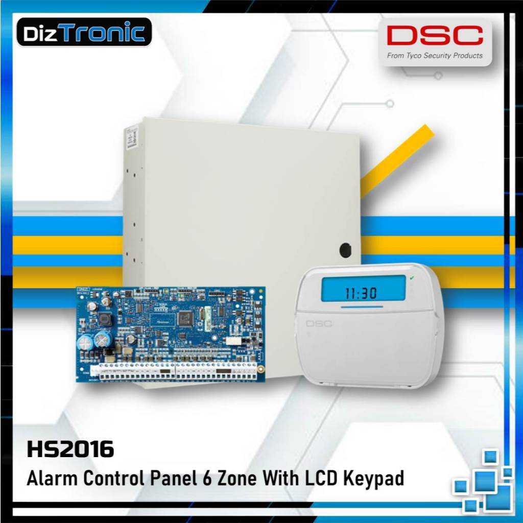 Control Panel Alarm 6 Zone DSC Neo HS2016 with LCD Keypad