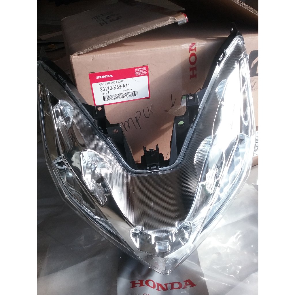 LAMPU DEPAN VARIO PARIO 125 160 150 2019 2020 2021 2022 2023 2024 2025 2026 .33100K59A71 33110K59A11