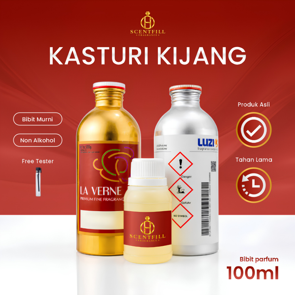 KASTURI KIJANG - Bibit Parfum Murni Non Alkohol - Biang Minyak Wangi