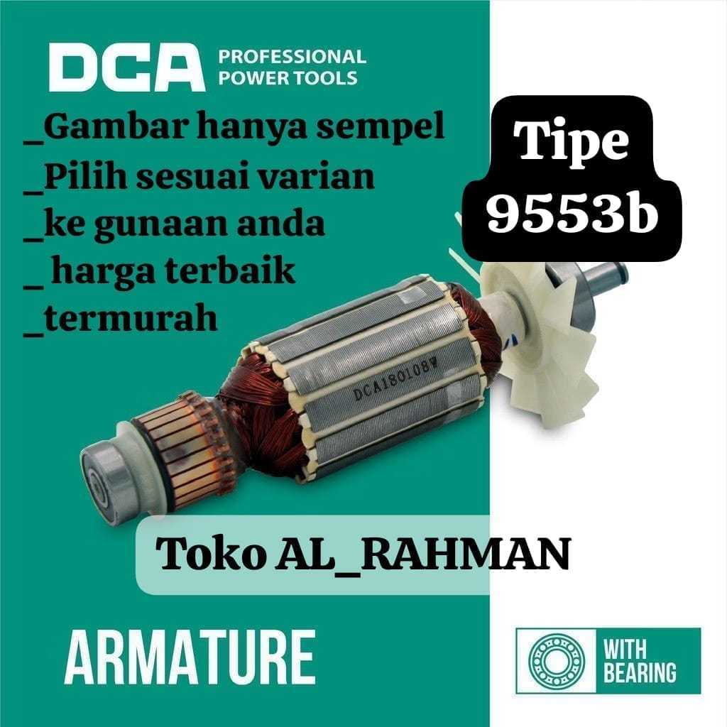 DCA Armature Angker Mesin Grinda Makita 9553B/Armatur Grinda Makita 9553B /Angker Gulungan mesin Gri