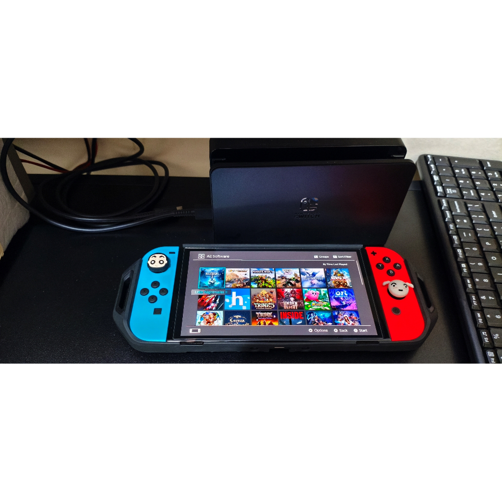 nintendo switch oled cfw + supcase ub pro (second like new)