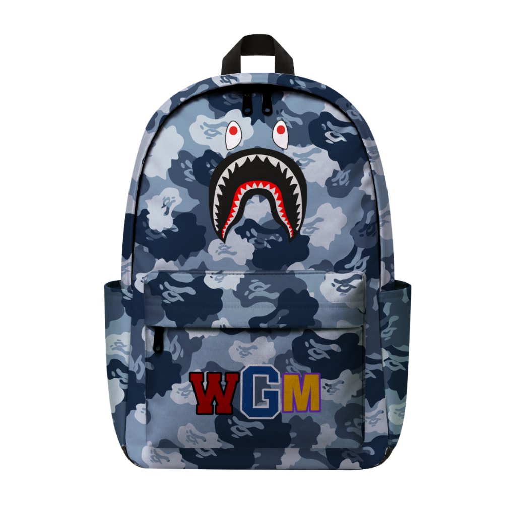 Tas Ransel Backpack Bape Series Camo Fullprint Water Reppelent | Tas Ransel Sekolah Motif Bape Army