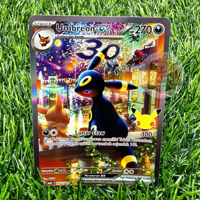 Umbreon SAR Pokemon TCG 30th Celebration Indonesia