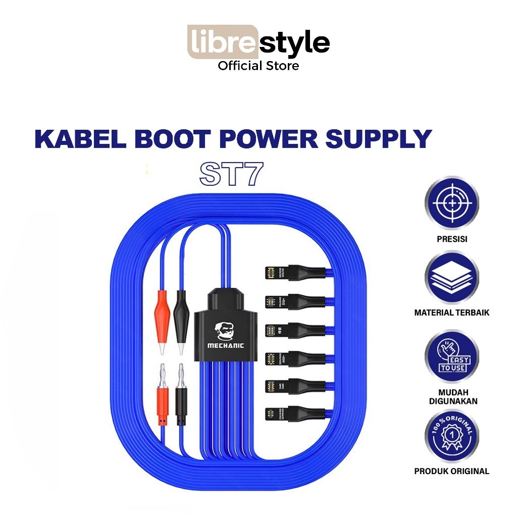 MECHANIC POWER ST7 Kabel Boot Power Supply untuk Samsng & Transsion Full Range Power Boot Cable 3A F