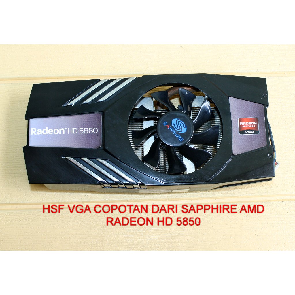 HSF FAN PIPE VGA COPOTAN DARI VGA AMD HD 5850 SAPPHIRE NORMAL