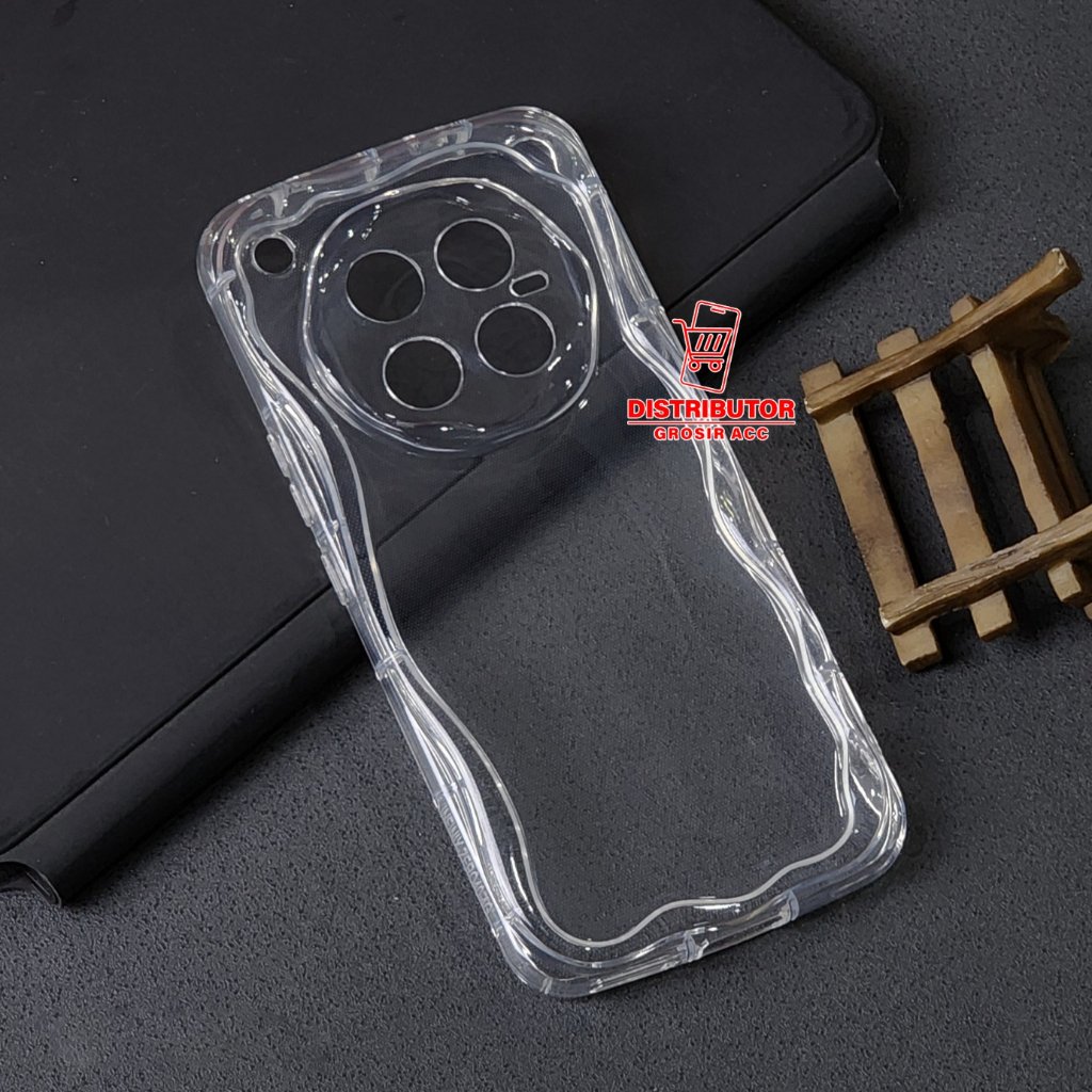 INFINIX ZERO 40 CASE MELTING WAVY CLEAR SOFT CASE INFINIX ZERO 40 G01