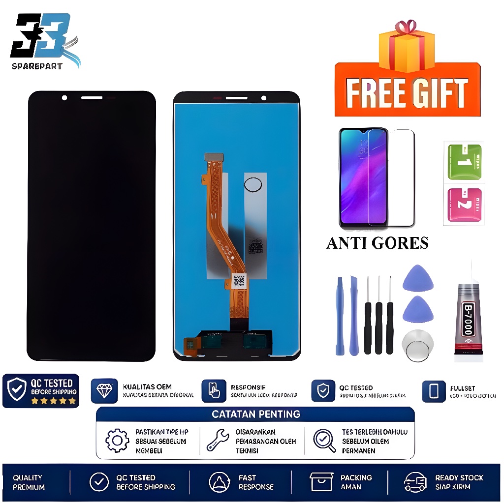 LCD TOUCHSCREEN VIVO Y71 / Y71A / Y71S / Y73 ORG LCD FULLSET