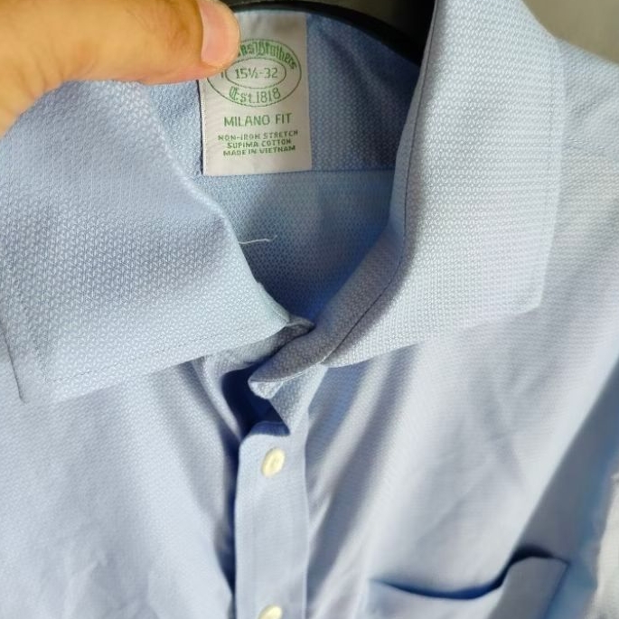kemeja pria SIZE M Stretch brand Brooks brothers