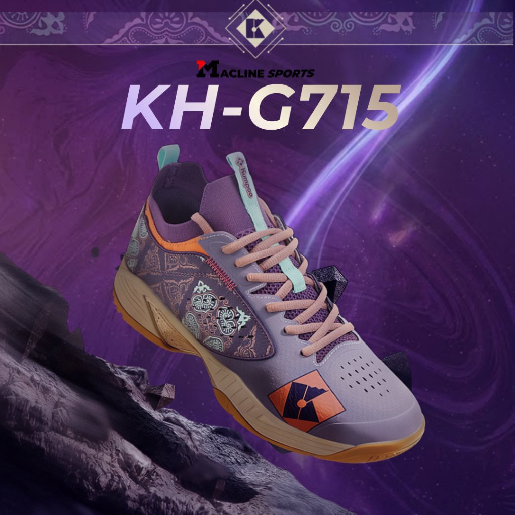 SEPATU BADMINTON KUMPOO KH-G715 / ORIGINAL KUMPOO KH-G715 BADMINTON SHOES