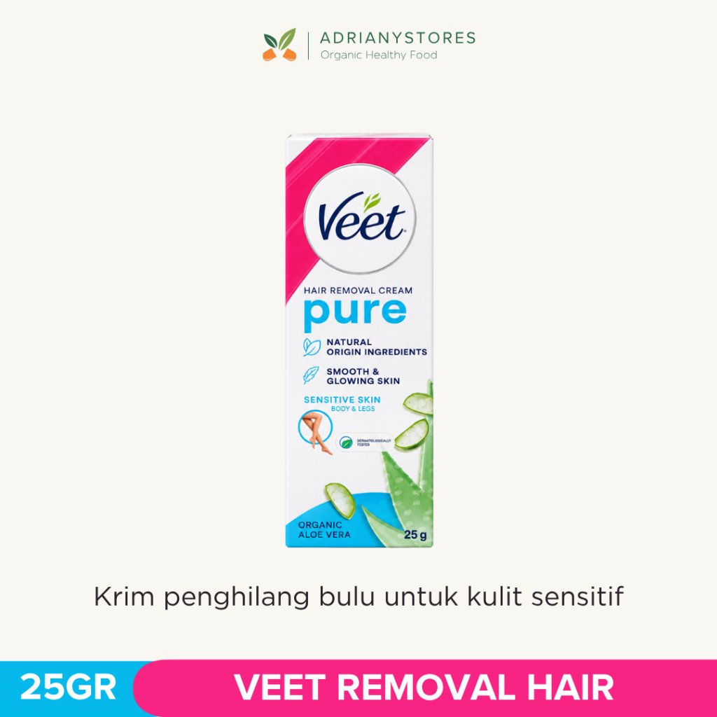 Veet Hair Removal Cream Sensitive Skin / Perontok Bulu Kulit Sensitive