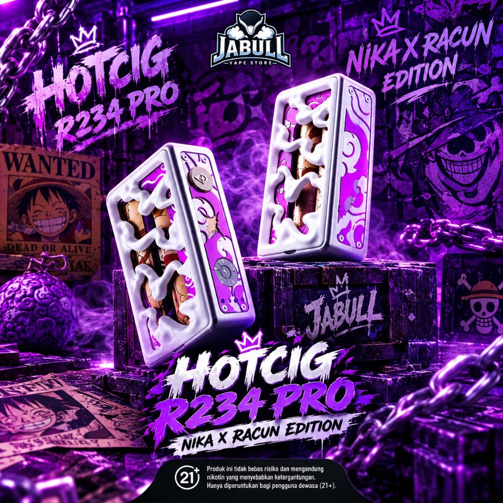 Hotcig R234 Pro Nika Edition Box Mod by Hotcig x Vape Boss x Racun