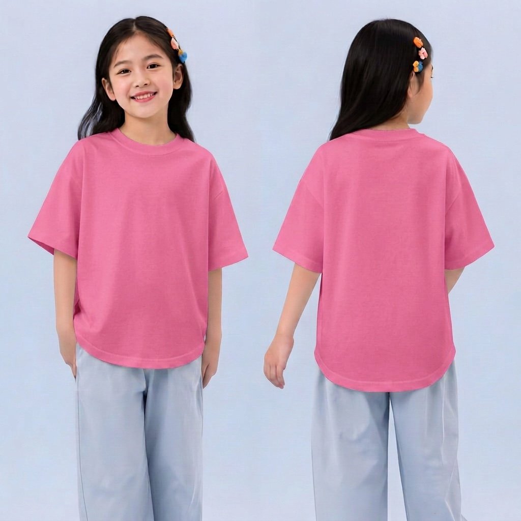 Kaos Oval Oversize Abg Perempuan Polosan