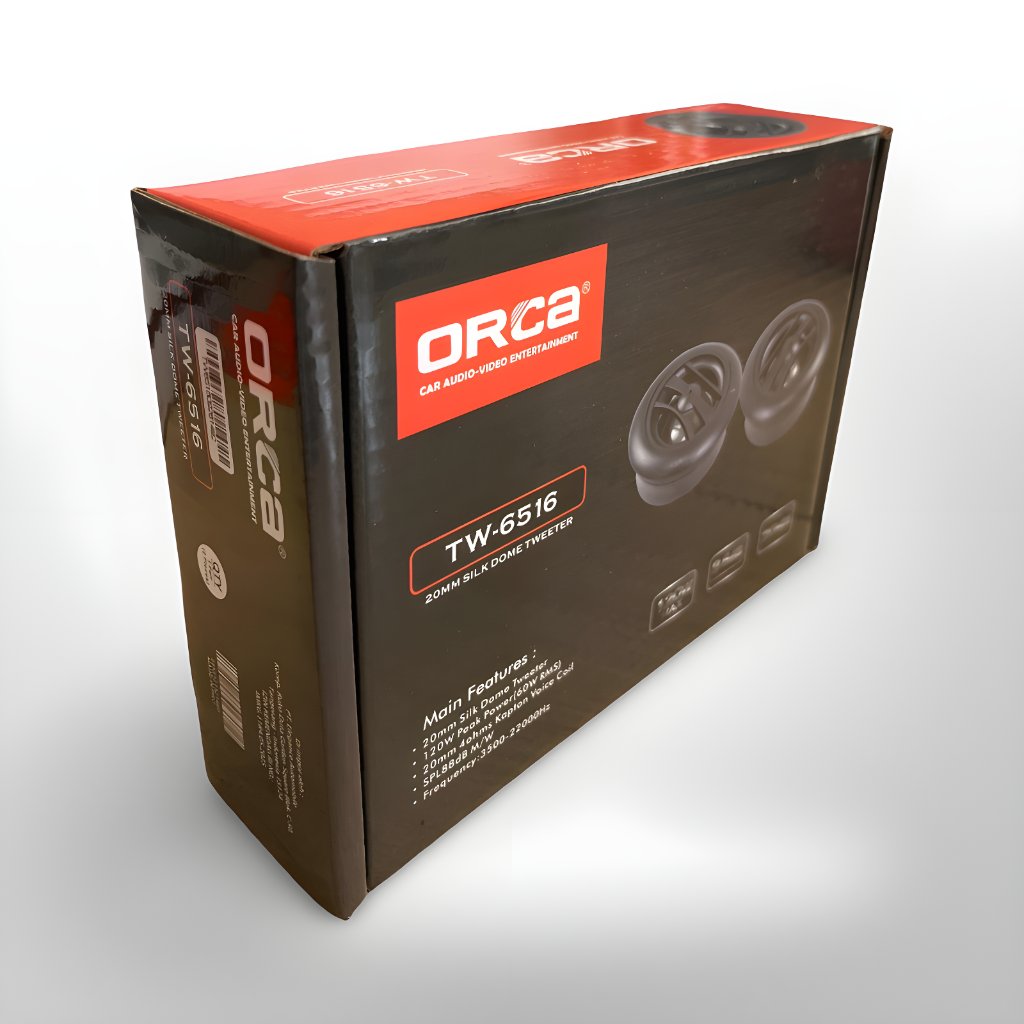 Tweeter ORCA TW-6516 SILK DOME Tweeter Audio Mobil TW6516 TW 6516