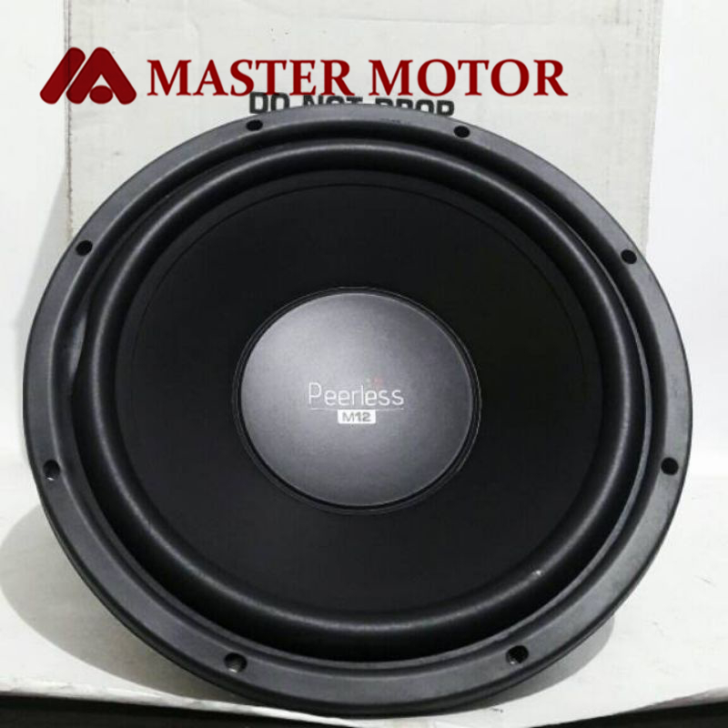 Subwoofer 12 inch Peerless Double Coil M12 MKII / 4 ohm Woofer Audio Mobil