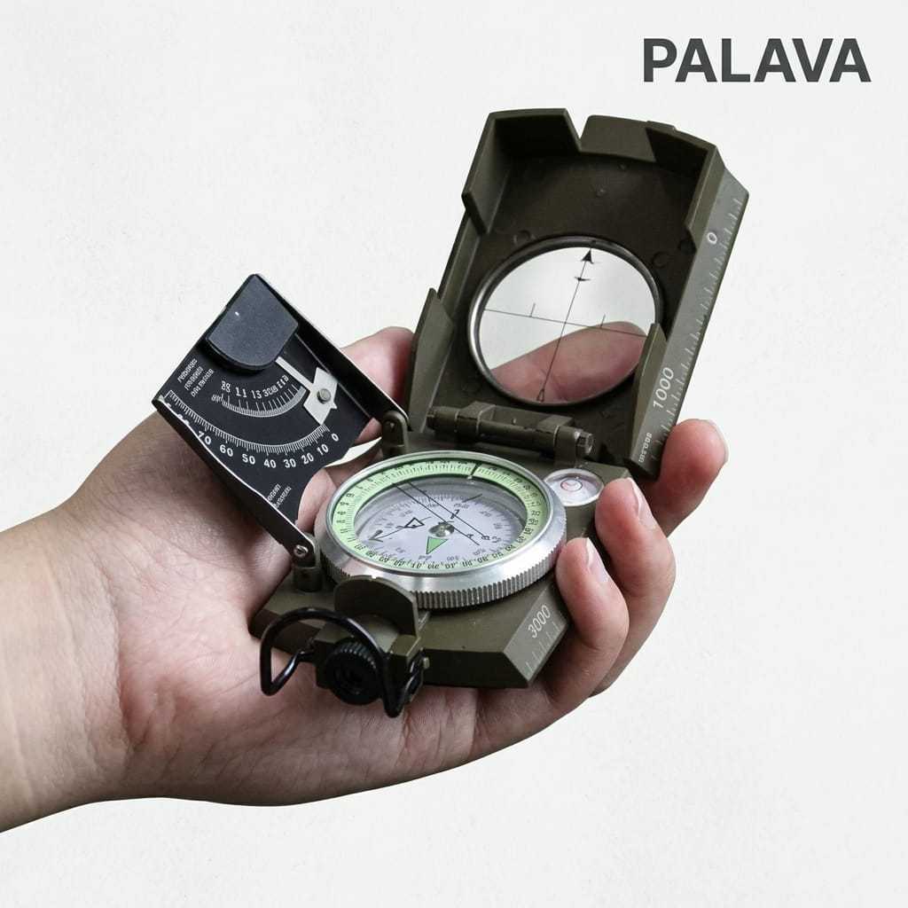 PRISMA Kompas Militer Hiking Clinometer Steel Military Compass Palava Adv
