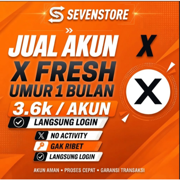 AKUN X TWITTER  FRESH MURAH UMUR 1 BULAN