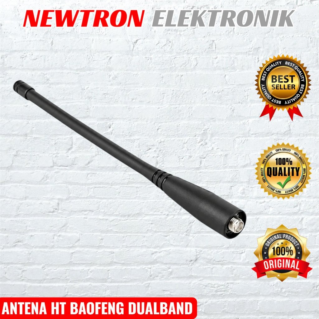 Antena HT Baofeng UV5R UV82 Dualband SMA Female Original Compatible VERTEC VT-5R VT-82 Berlin FM-V6R