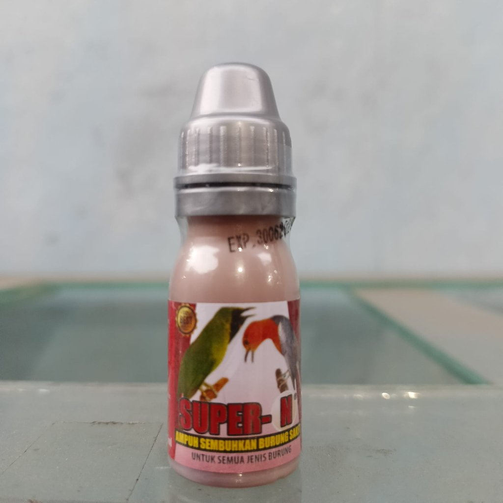 Super N obat burung infeksi pencernaan diare pernafasan serak dan segala luka burung murai batu kace