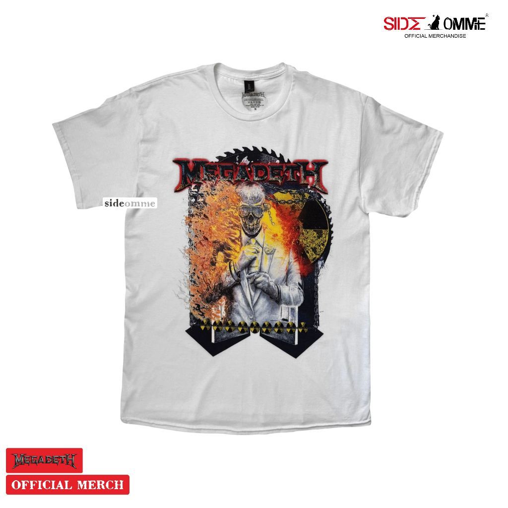 Megadeth Kaos Band Original (Vic Sawblade -White)