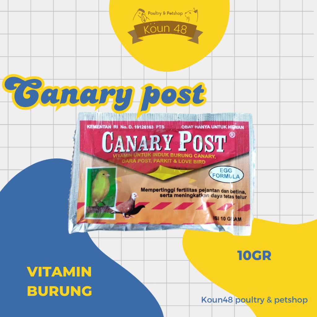(10 GRAM) CANARY POST / VITAMIN BURUNG KENARI