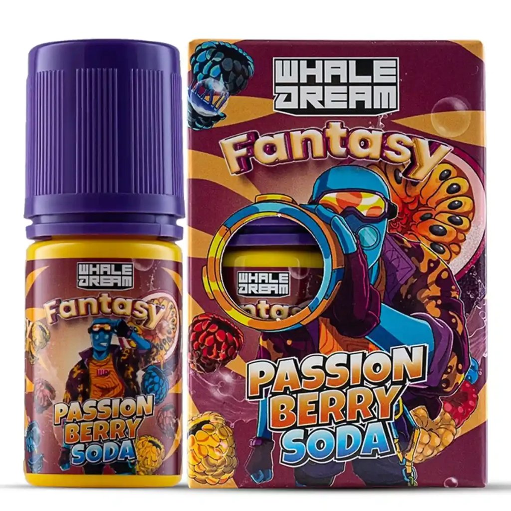 Whale Dream Fantasy Passion Berry Soda Saltnic 30ml Authentic by JVS Labz