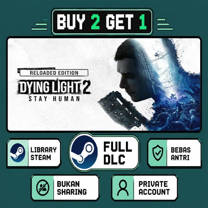 Dying Light 2 Steam Private - Beli 2 Gratis 1