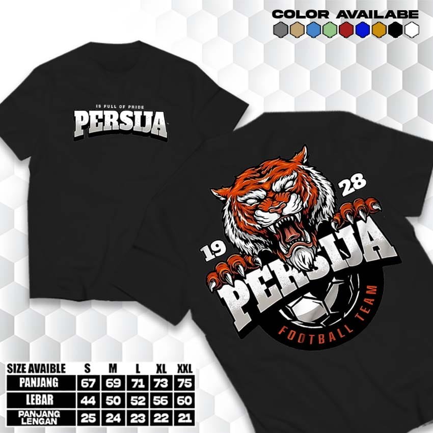 Garuda Baju - Kaos Persija Jakarta 1928 Football - Baju Distro Supporter Persija Jakarta Macan Kemay