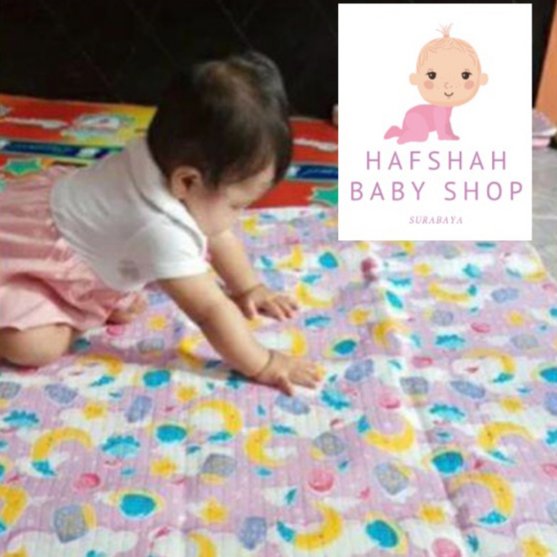 PERLAK BAYI JUMBO UKURAN 90x70 cm , Perlengkapan Bayi baru lahir, Newborn, Hafshah Babyshop