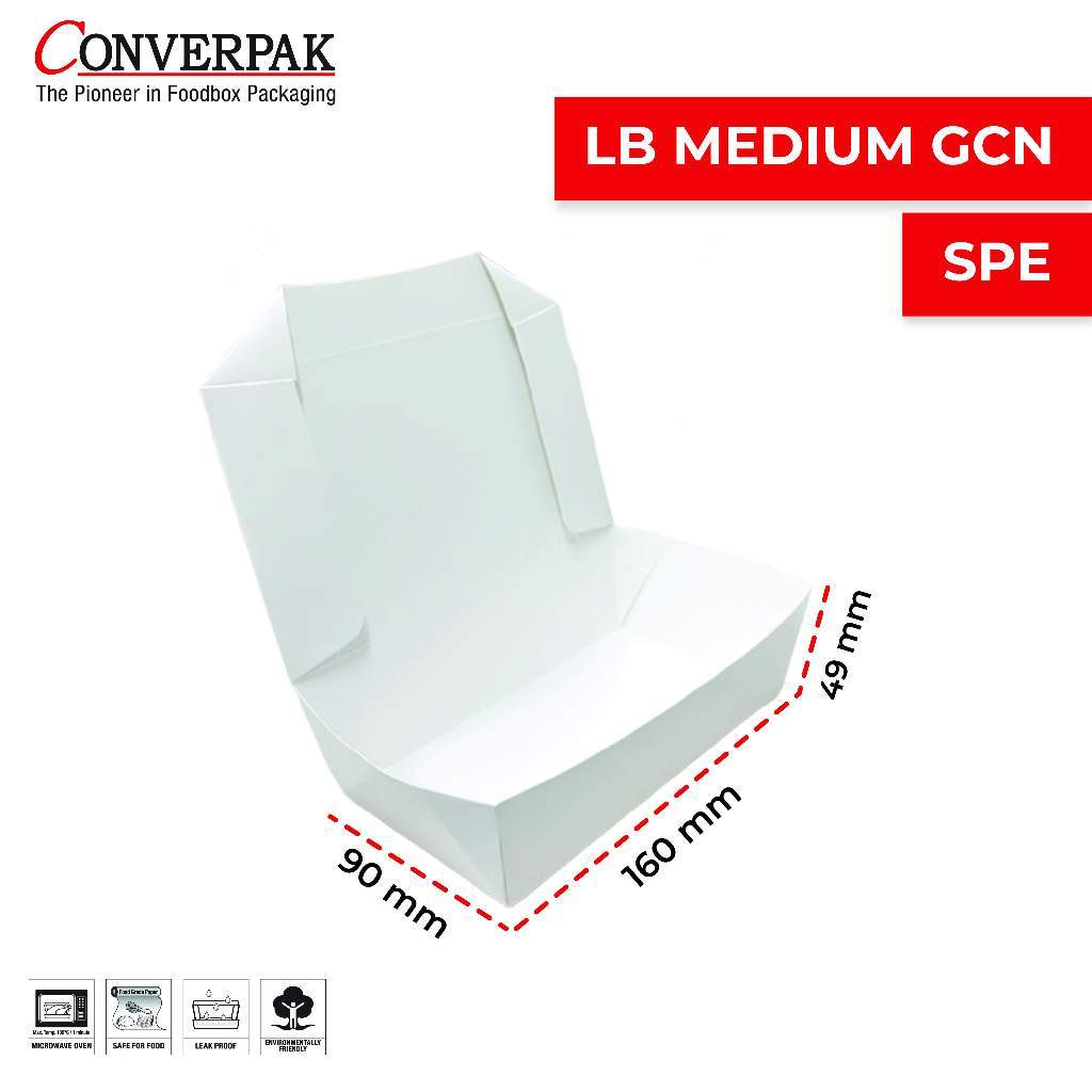 Paper Lunch Box Medium/Food Grade/Eco-Friendly