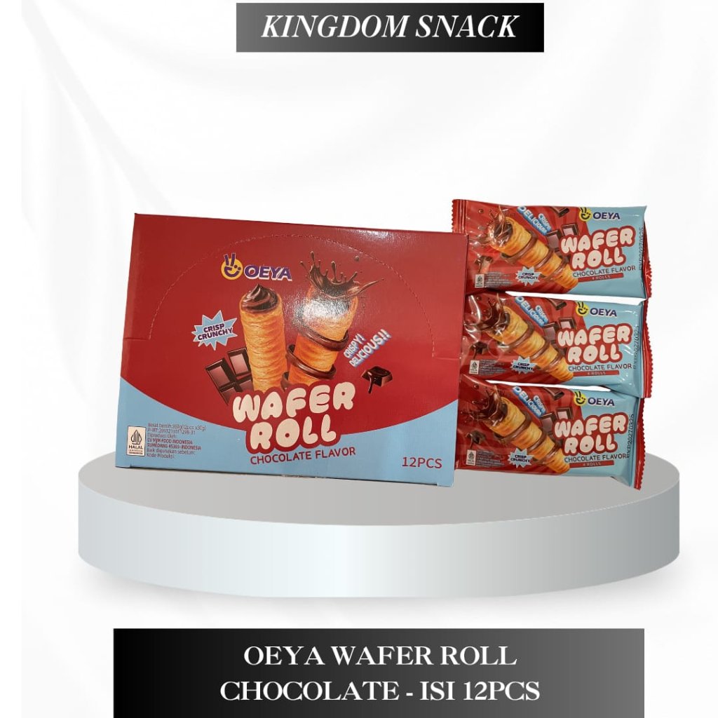 OEYA WAFER ROLL ANEKA RASA / WAFER ROLL CREAM COKLAT / STROBERI / KEJU