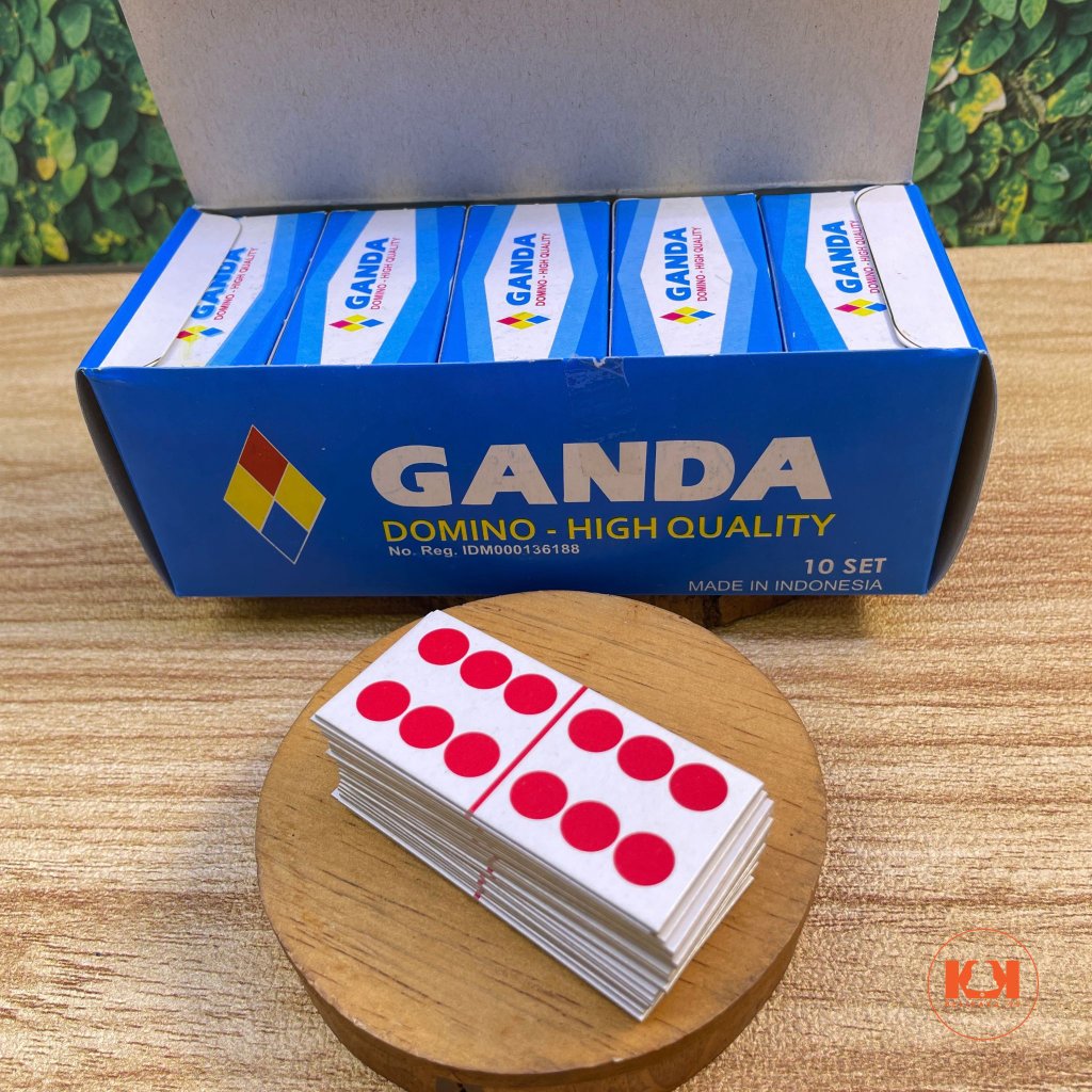KARTU DOMINO MEREK GANDA HIGH QUALITY - KUALITAS CETAK RAPIH & TAHAN LAMA / CARD GAME / DOMINO
