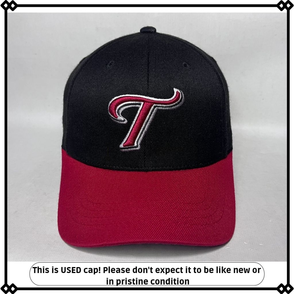 topi baseball huruf T builtup XS second original cewek cowok