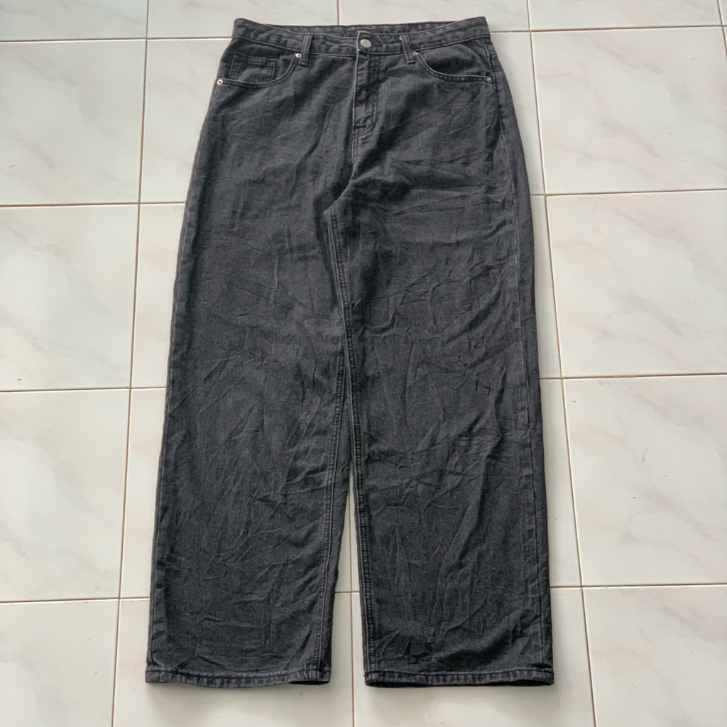 Topten Loosefit jeans grey wash/snow black Size 30/31