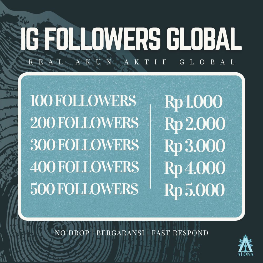 Followers Instagram Mix - Global Real Aktif - Follower IG