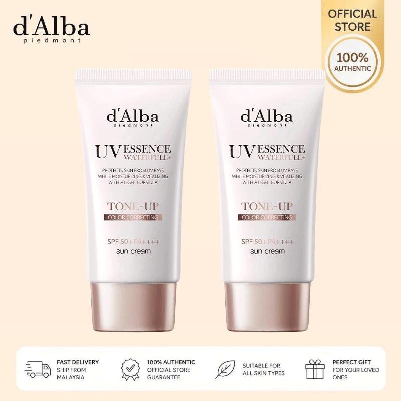 d'Alba Suncream Double Set (2Pcs d'Alba Waterfull Tone Up Sun Cream 50ml)