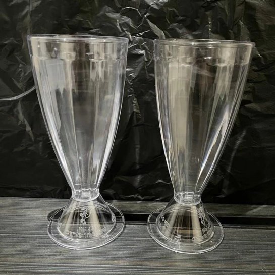 GELAS Jus Plastik Tebal Putih Bening / GELAS Plastik Murah Elegan