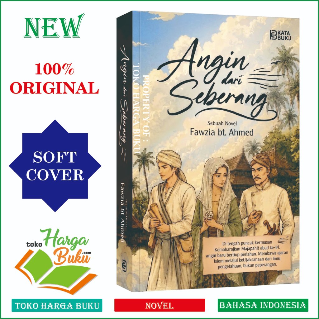 Foto Novel Islami Angin dari Seberang ORIGINAL Karya Fawzia bt. Ahmed Kata Buku Pustaka Al-Kautsar