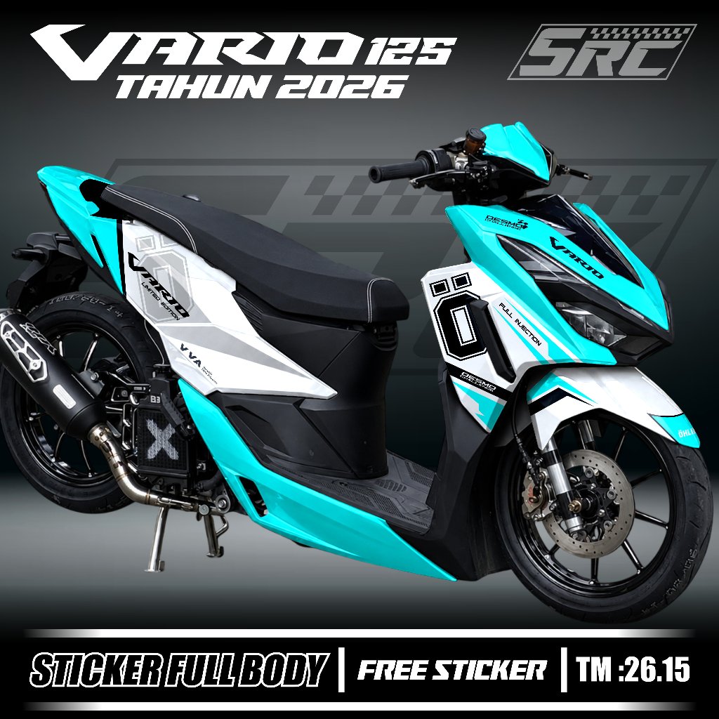 Terbaru Sticker Full Body Motor Honda Vario 125 Gen 3 Tahun 2025 2026 Sticker Full Body Vario 125 Ge