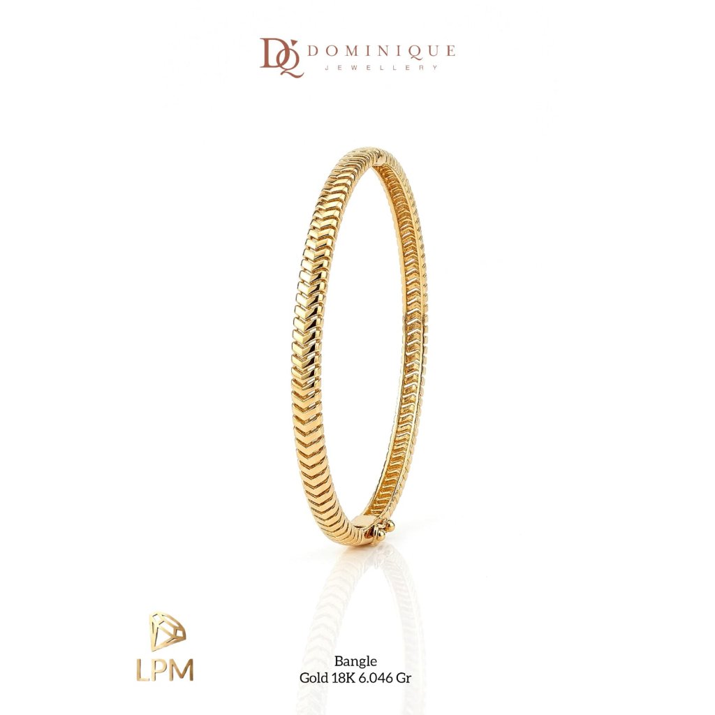 Dominique Jewellery - Gelang Emas 18K (Bangle Gold)