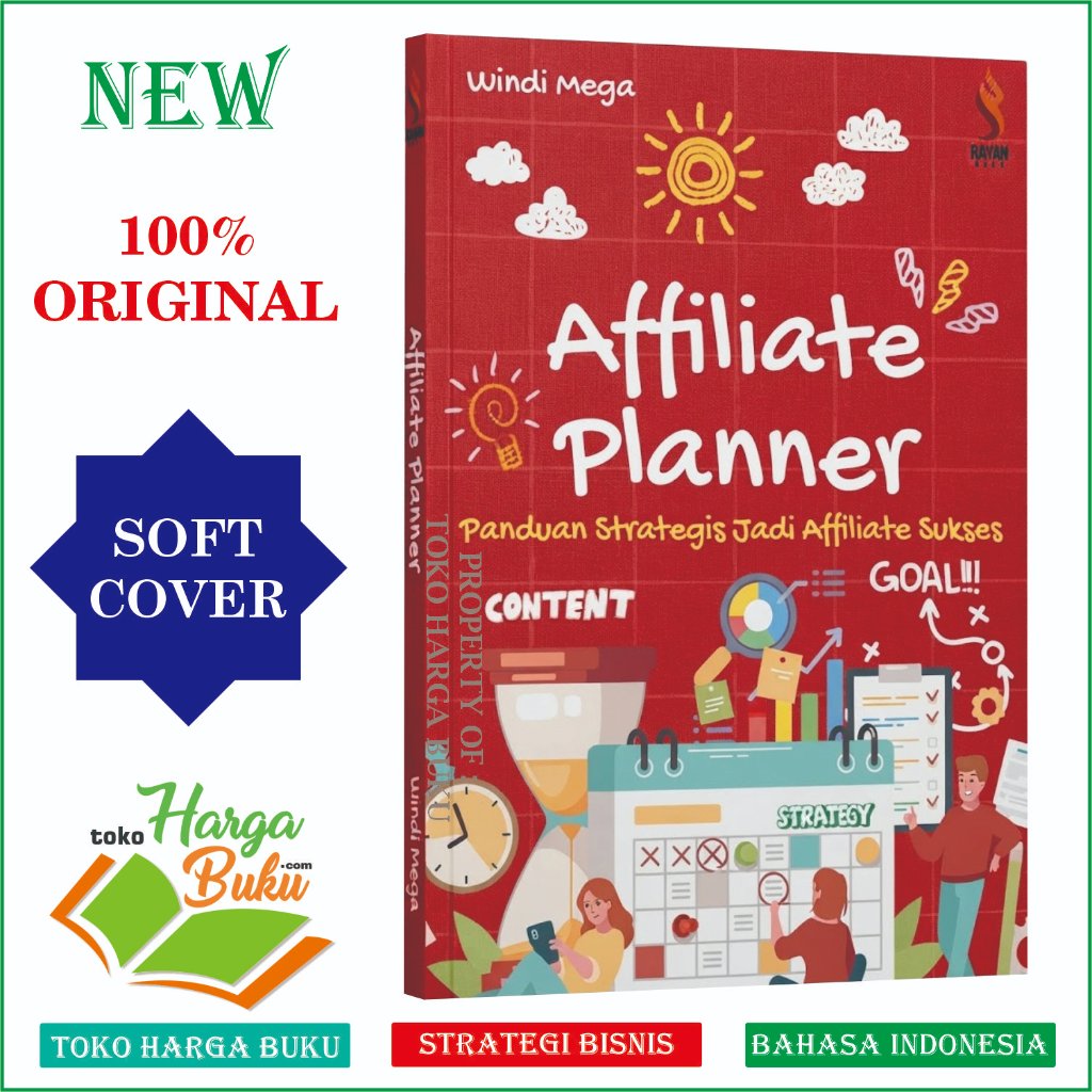 Buku Affiliate Planner Panduan Strategis Jadi Afiliate Sukses Belajar Menjadi Affiliate - Ranah Buku